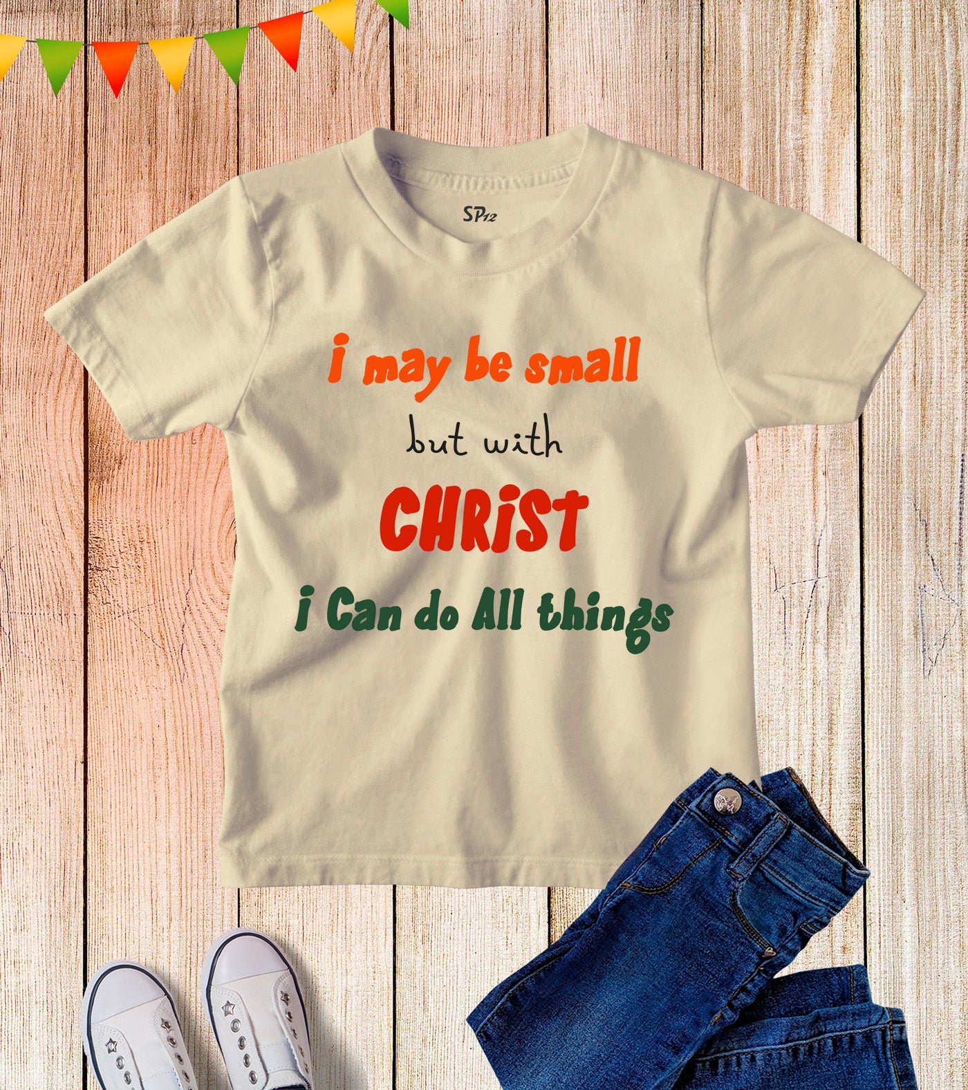I Can Do All Things Through Christ Kids T Shirts