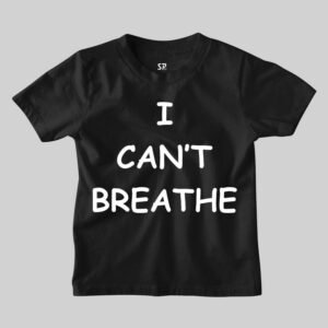 I Can't Breathe George Floyd Kids T Shirt Basketballer Activist Tee Shirt