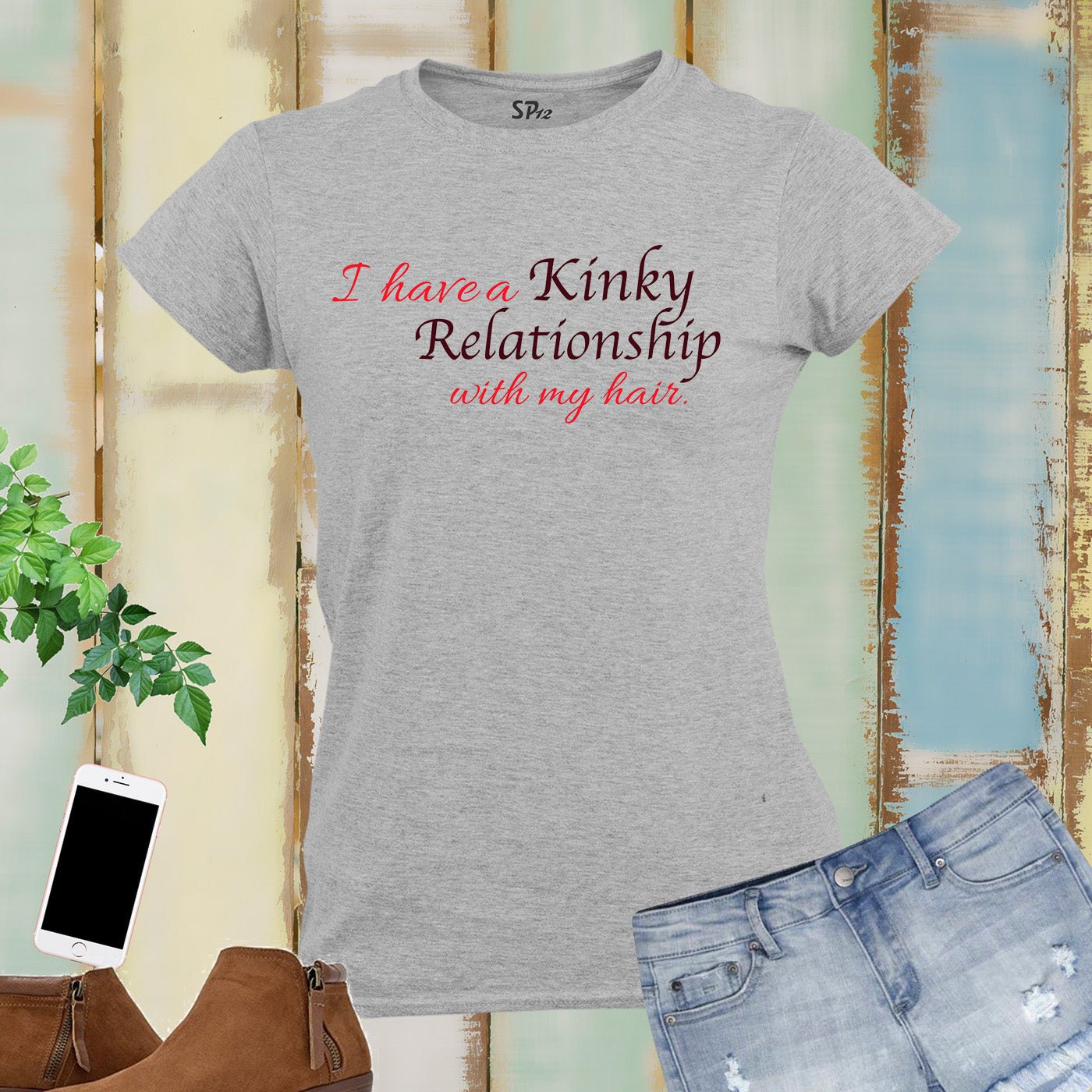 I have a few kinky hairs Women T Shirt
