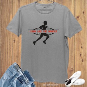 I Run Like The Winded Wind Speed Sports T shirt
