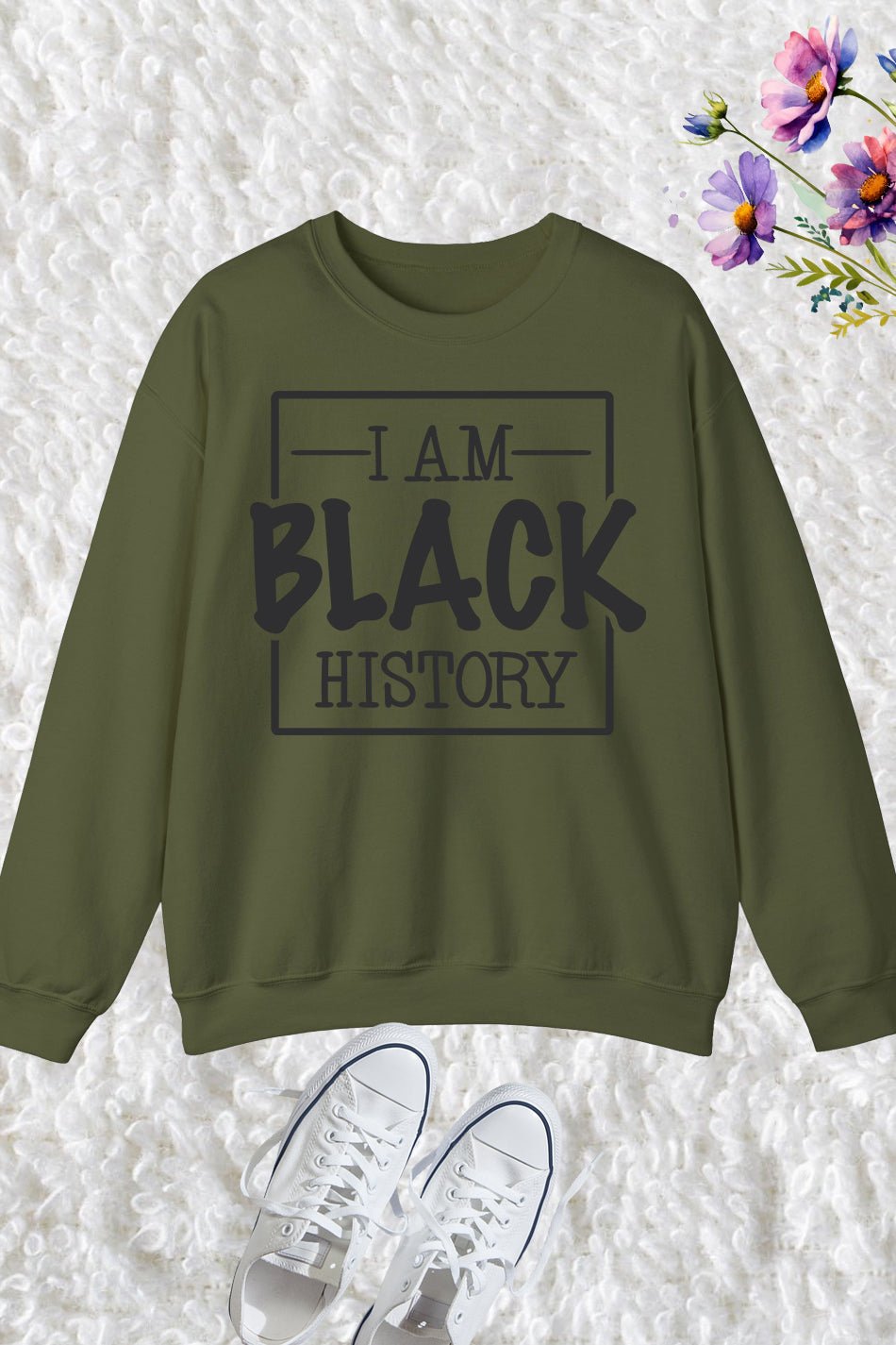 I am Black History Sweatshirt - Image 3