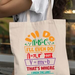 Math Teacher Tote Bag