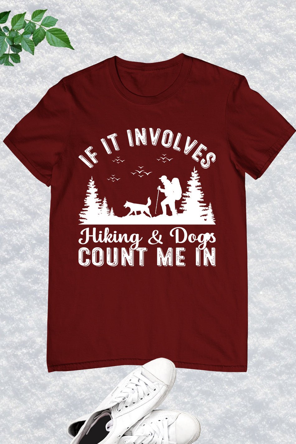 Hiking With Dogs T-shirt