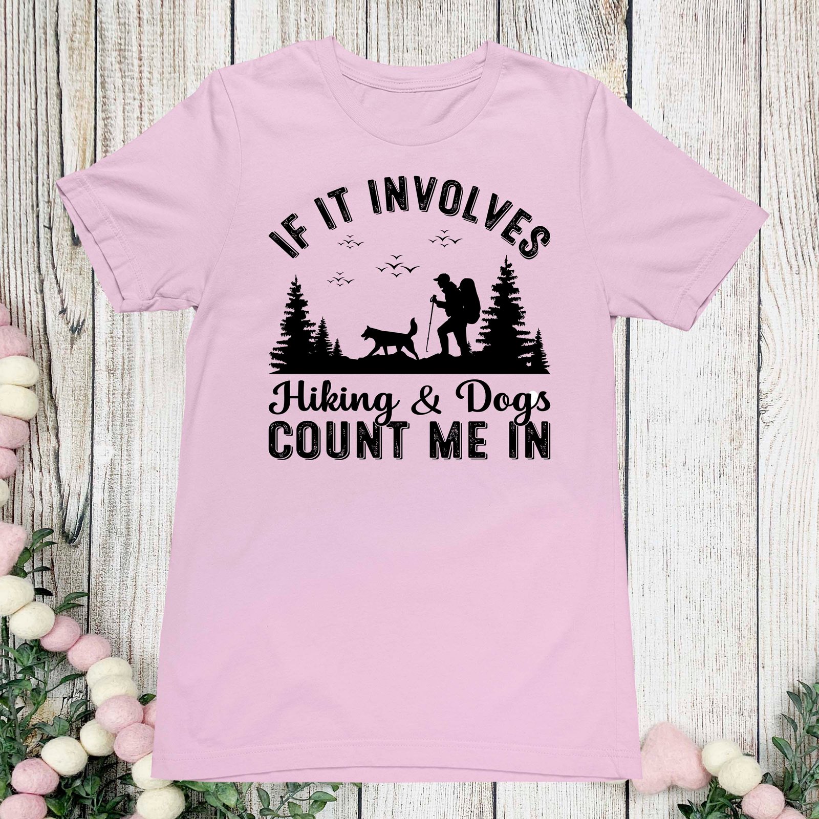 Hiking With Dogs T-shirt