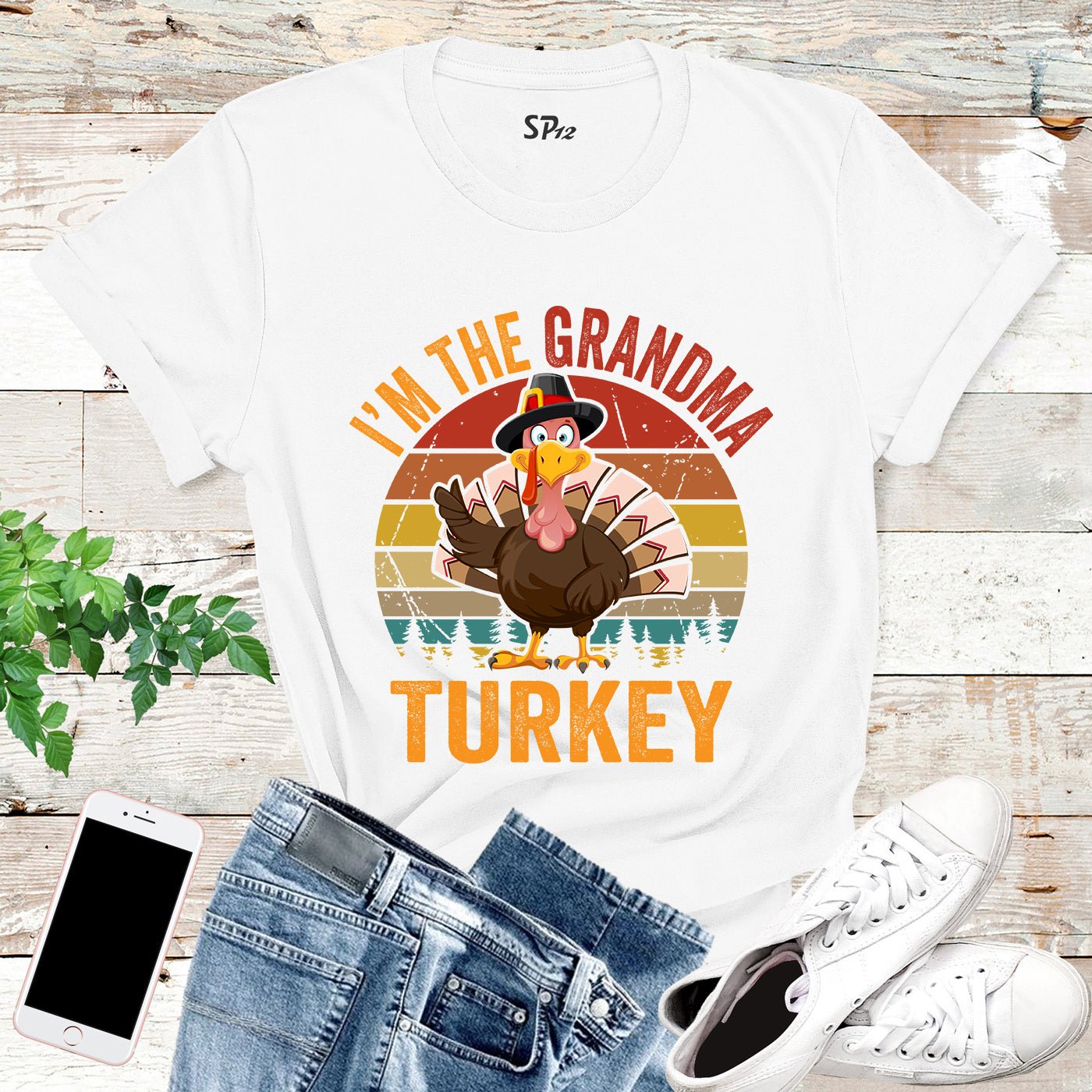 I'm The Grandma Turkey T Shirt
