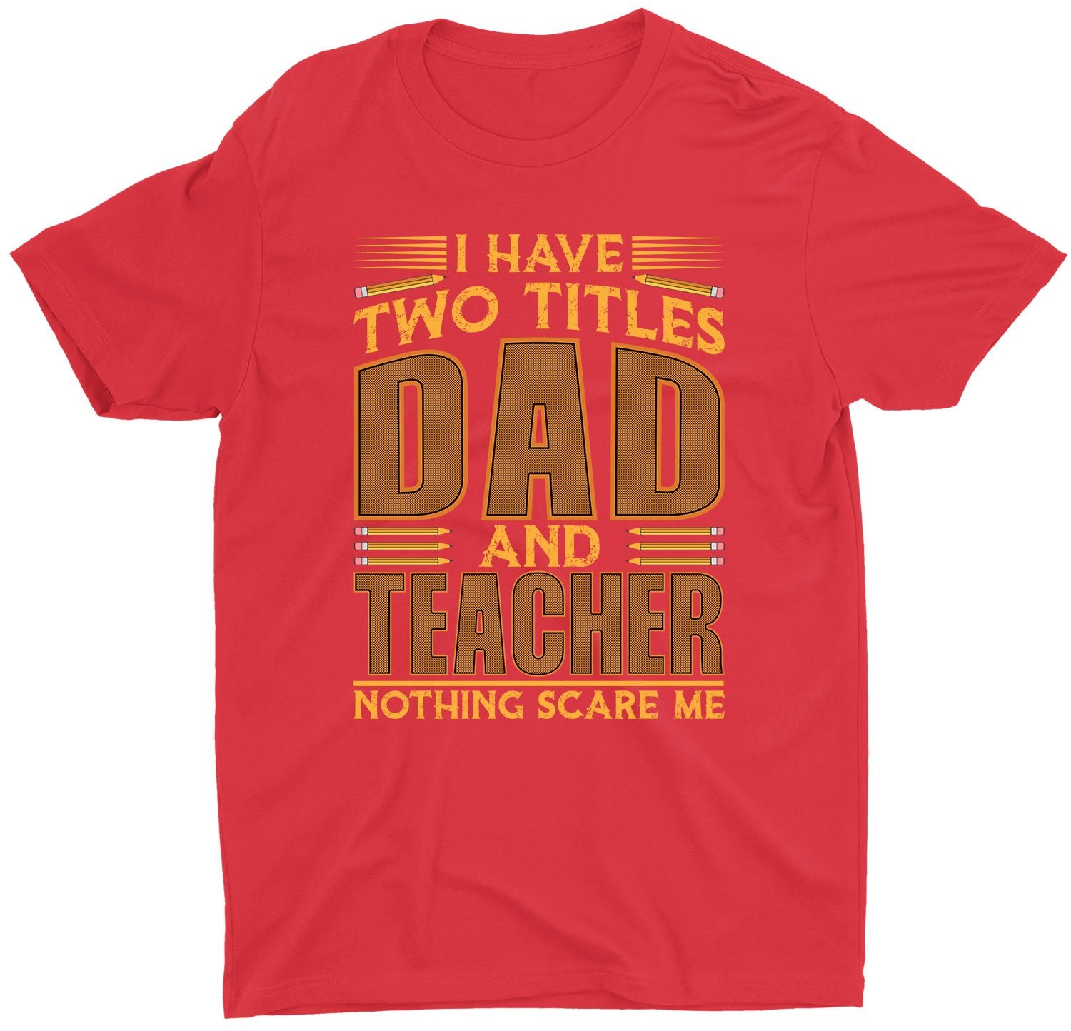 I Have Two Titles Dad & Teacher Custom Short Sleeve Father's Day Shirt - Image 5