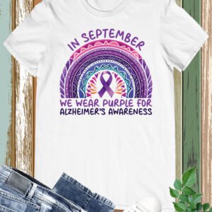 In September We Wear Purple T Shirts