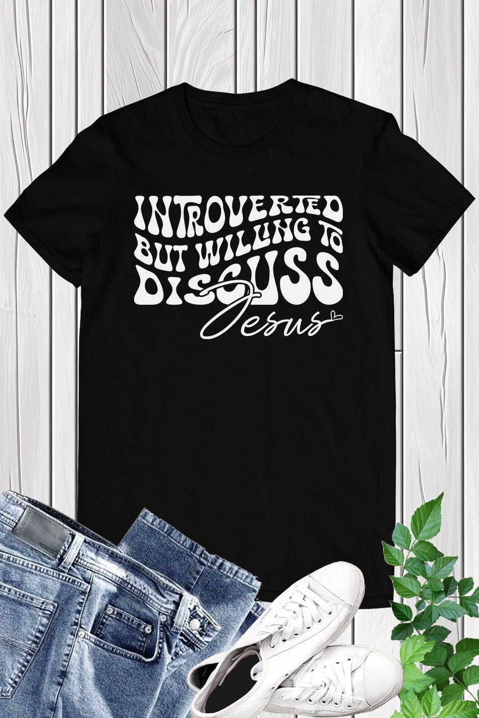 Introverted But Willing To Discuss Jesus Shirts - Image 5