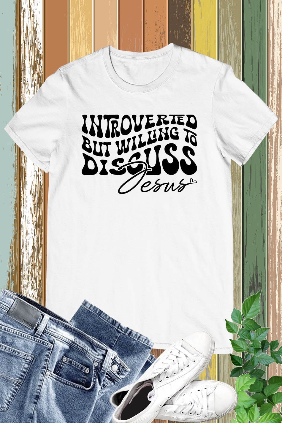 Introverted But Willing To Discuss Jesus Shirts - Image 4