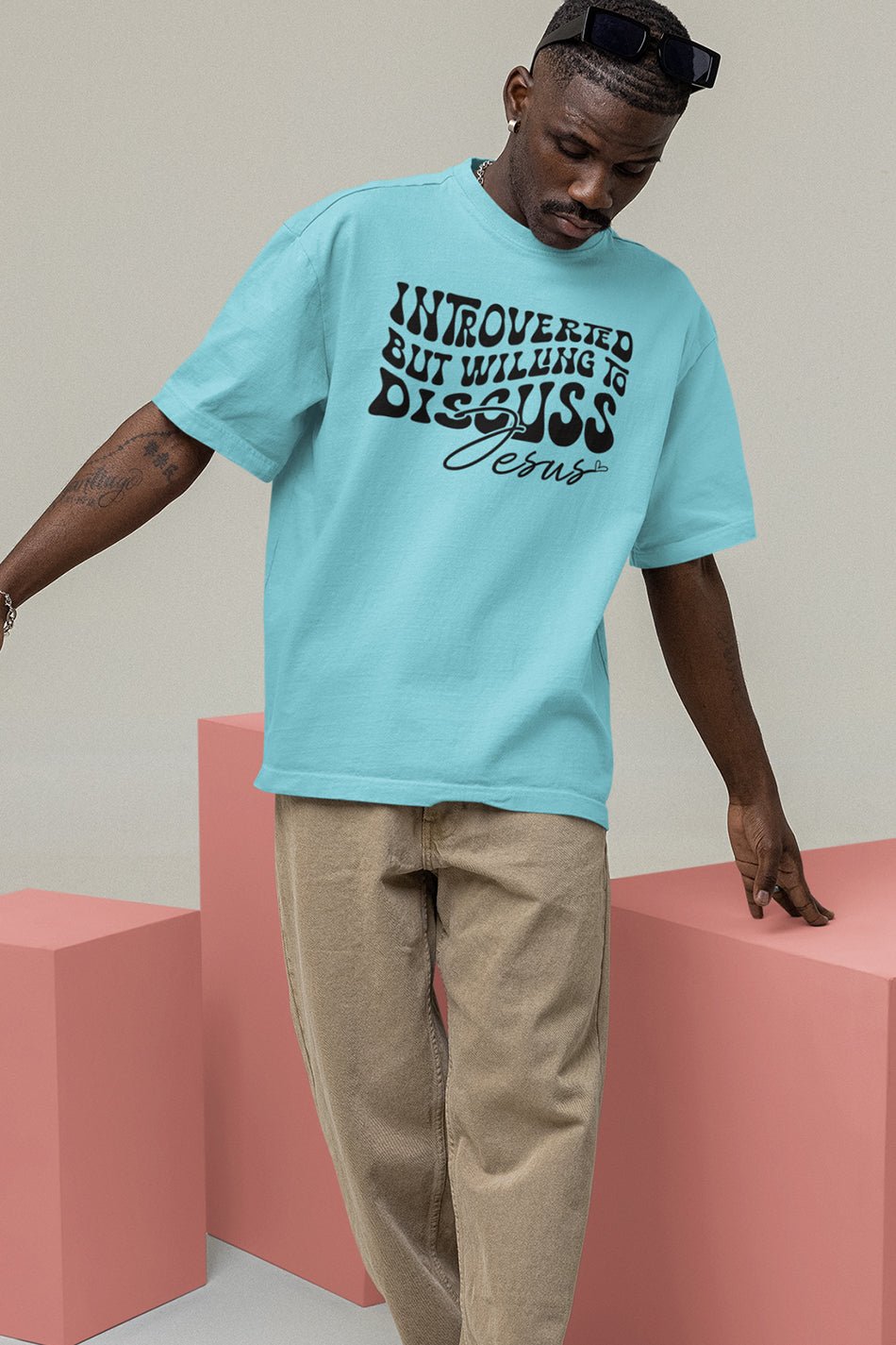 Introverted But Willing To Discuss Jesus Shirts - Image 2