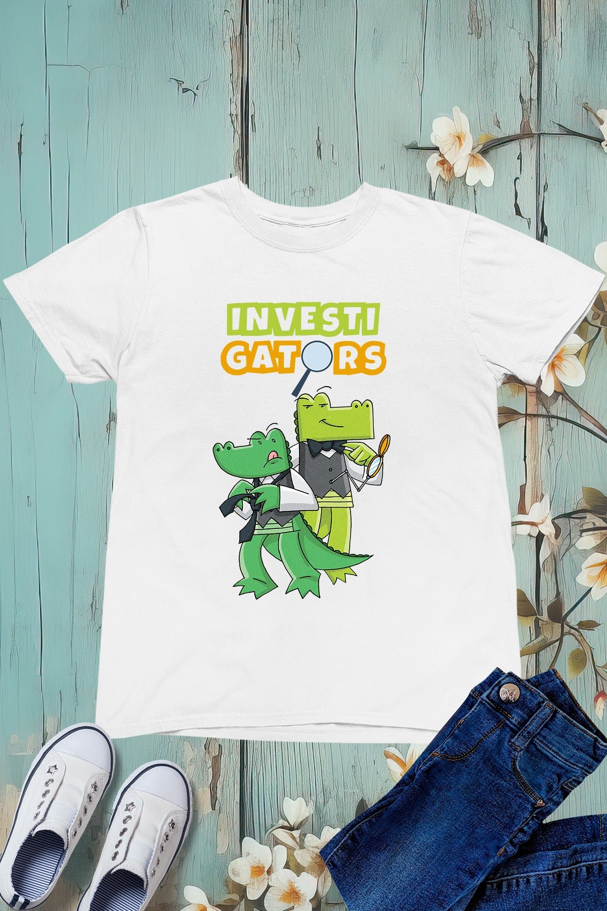 Investigators Kids World Book Day T-Shirts Toddler Funny School Party Gift Tees