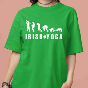 Irish Yoga Shamrock St Paddys Day Beer Shirts