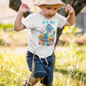 It's My 4th Birthday Dinosaur Theme Shirt