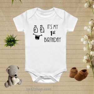 It's My First Birthday Baby Bodysuit Onesie