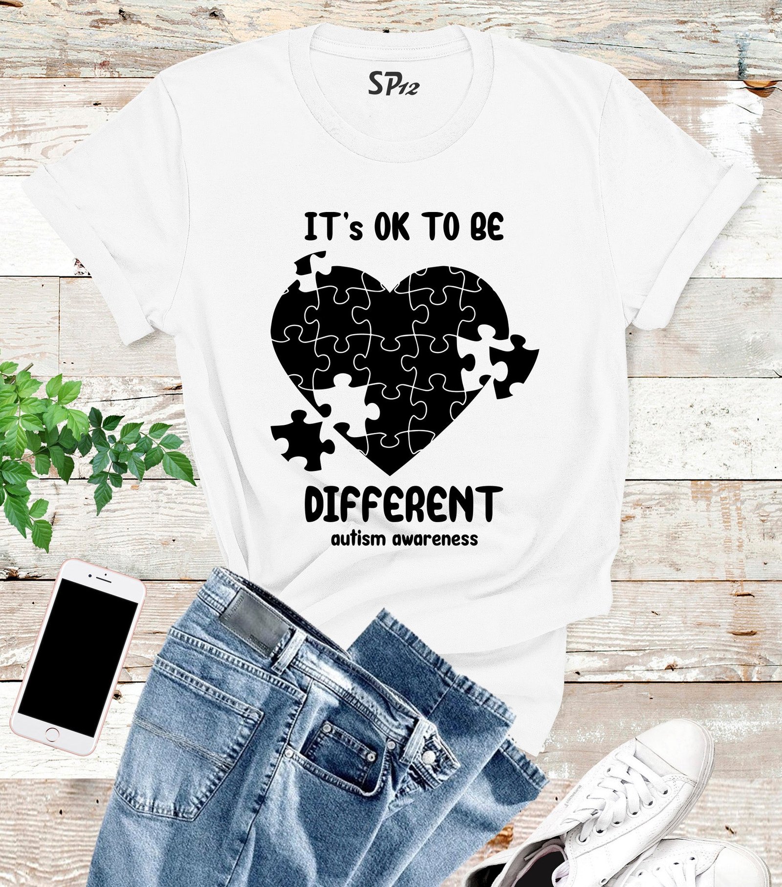 It's ok to be Different Autism Awareness T-Shirt