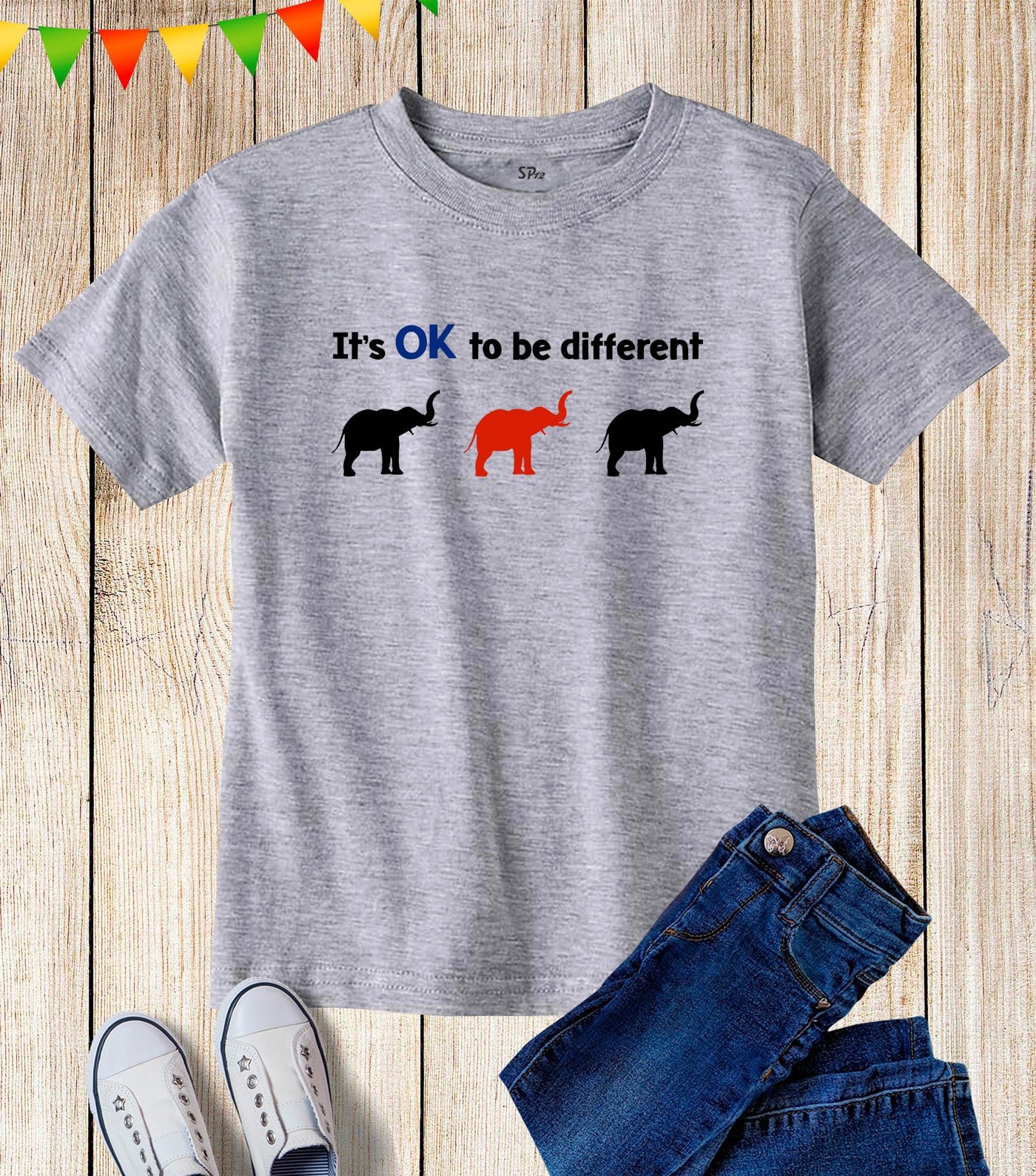 It's Ok To Be Different Kids T Shirt