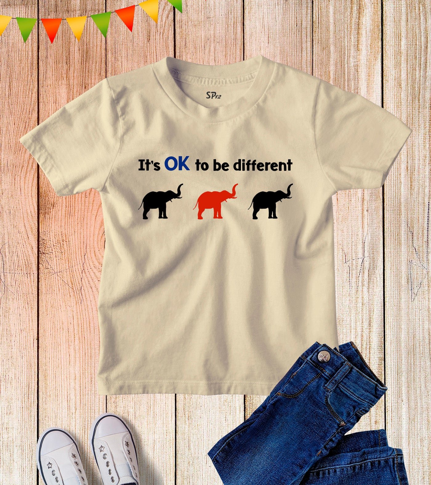 It's Ok To Be Different Kids T Shirt - Image 3
