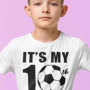 In My 10th Birthday Footballer Shirts