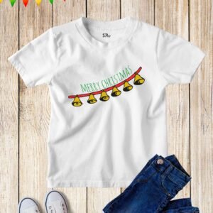 Kids Jingle Bells Merry Christmas Novelty T Shirt