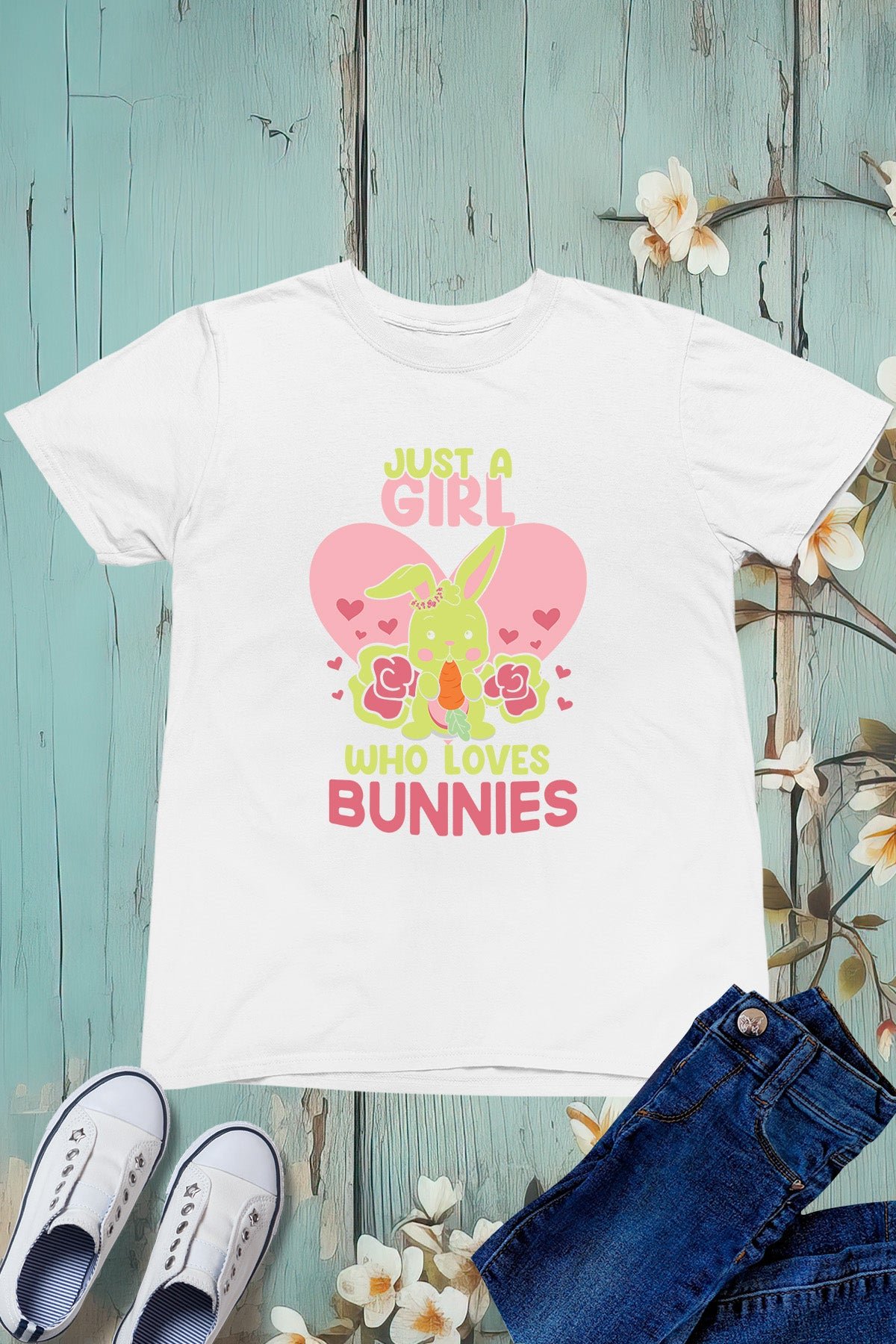 Just a Girl Who Loves Bunny Shirt