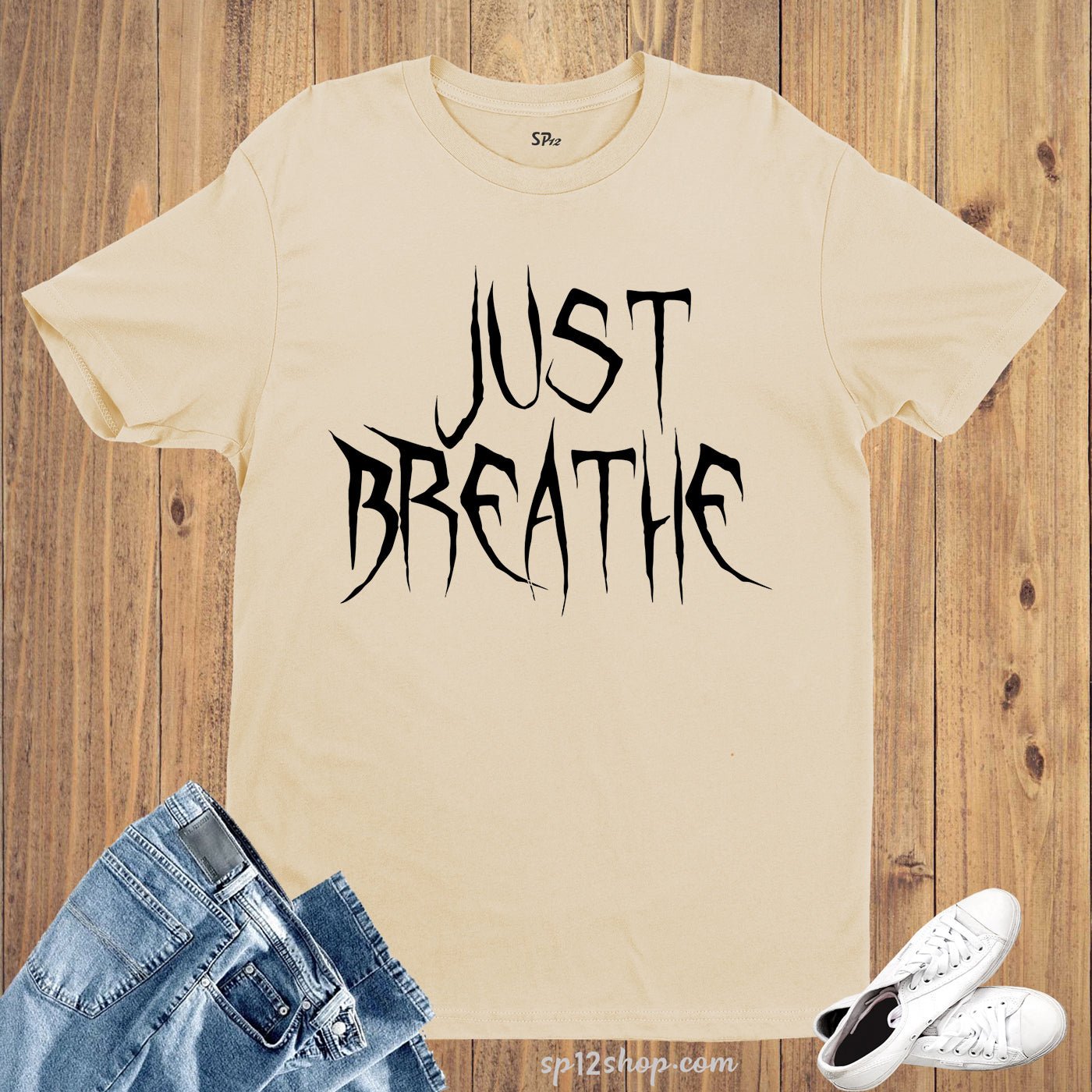 Just Breathe Relax Holiday GymT shirt