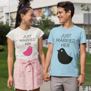 Just Married Couple T Shirt