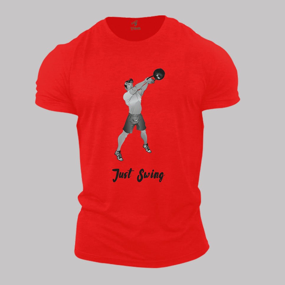Just Swing Kettlebell Workout Gym T shirt