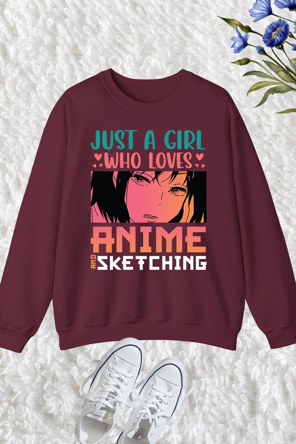 Just a Girl Who Loves Anime Sweatshirt