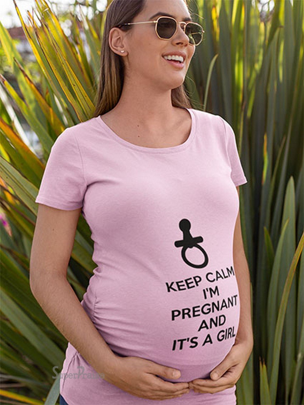 Keep Calm I Am Pregnant Maternity T Shirt