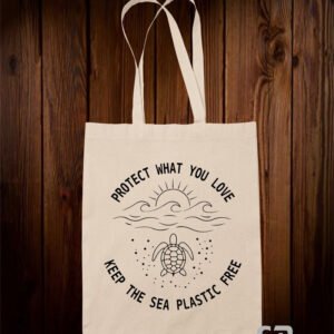 Keep The Sea Plastic Free Tote Bag