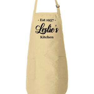 Custom Kitchen Apron With Name and Year