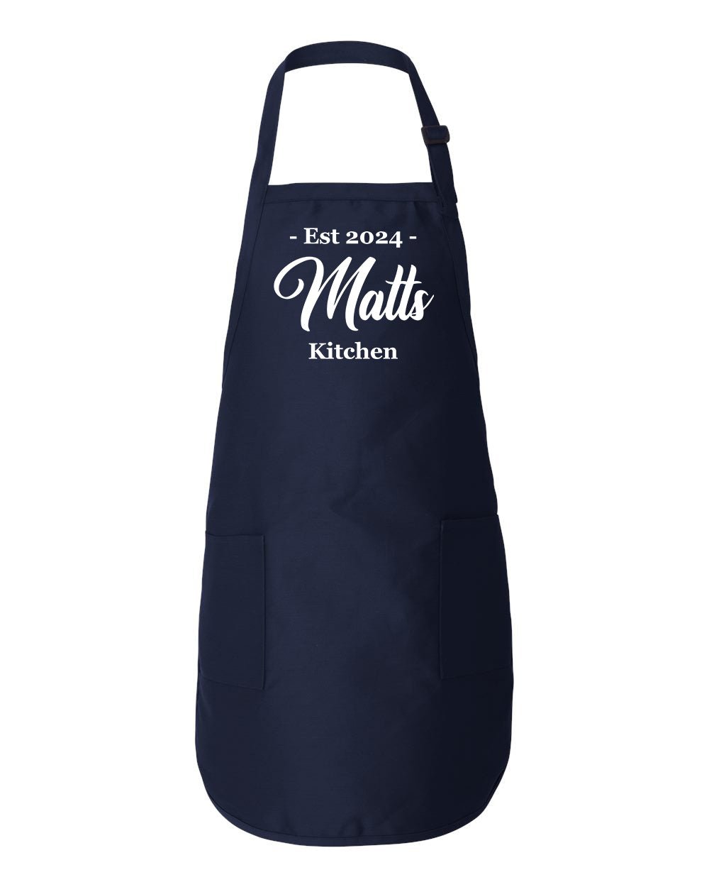 Custom Kitchen Apron With Name and Year - Image 5
