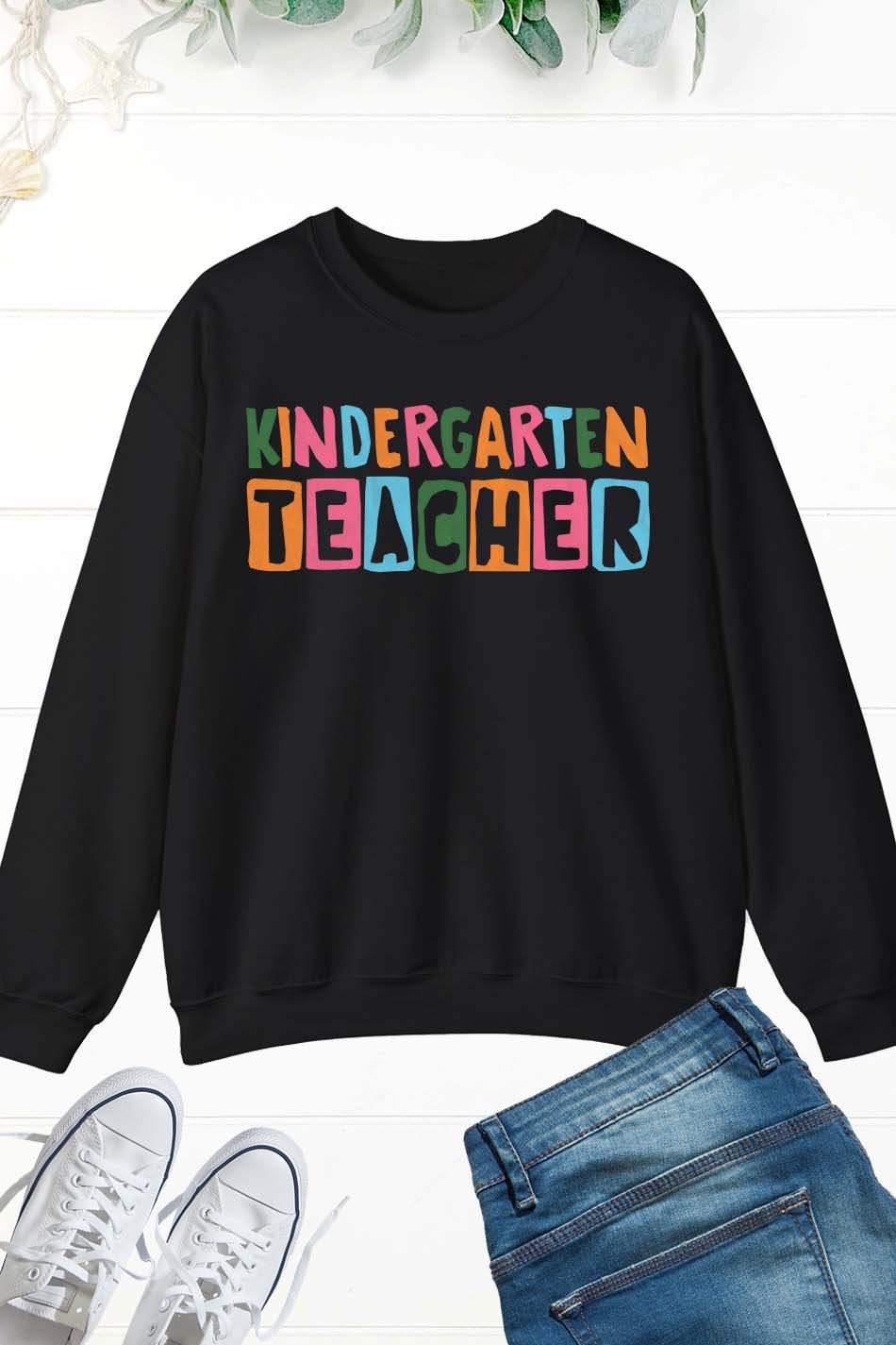 Kindergarten Teacher Sweatshirts Pre School Sweatshirt - Image 2
