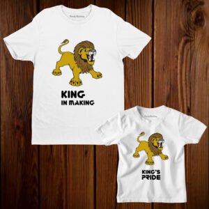 King In Making And King's Prince Matching T Shirt