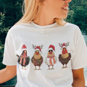 Christmas Chicken Lights Shirt