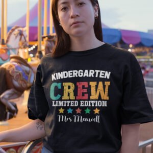 Kindergarten Crew Limited Edition Personalised  Teacher Shirt