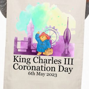 King Charles III Day 6th May 2023 Shopper Kitchen Table Tea Towel
