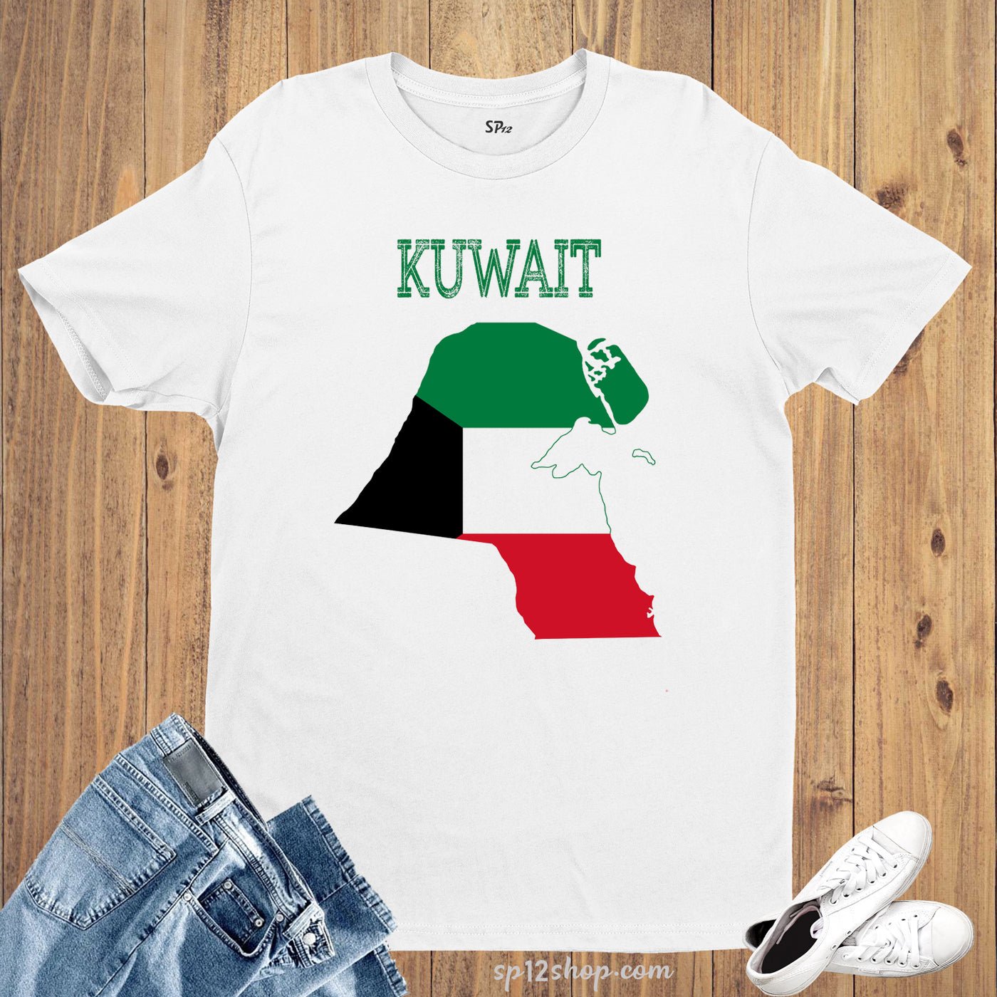 kuwait Flag T Shirt Olympics FIFA World Cup Country Flag Tee Shirt