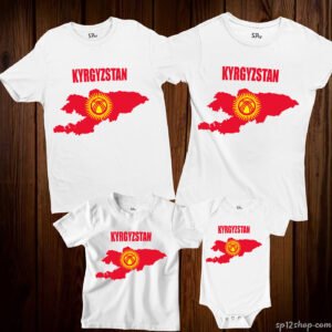 kyrgyzstan Flag T Shirt Olympics FIFA World Cup Country Flag Tee Shirt