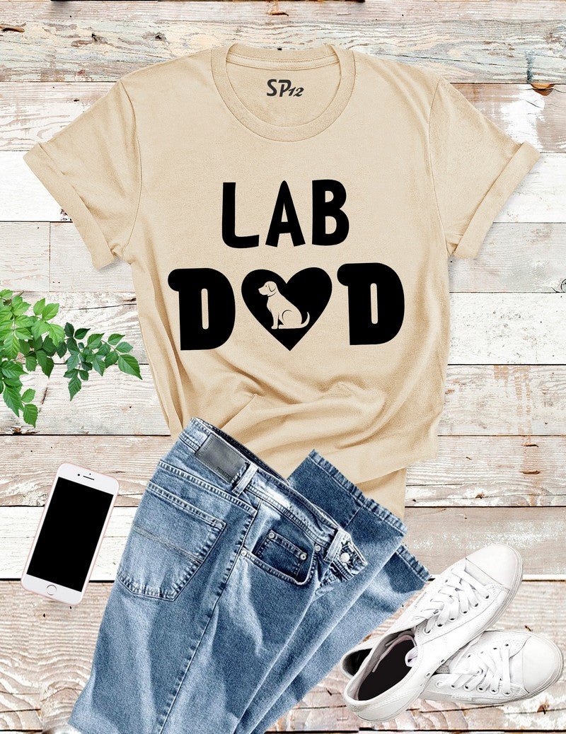 Lab Dog Dad T Shirt