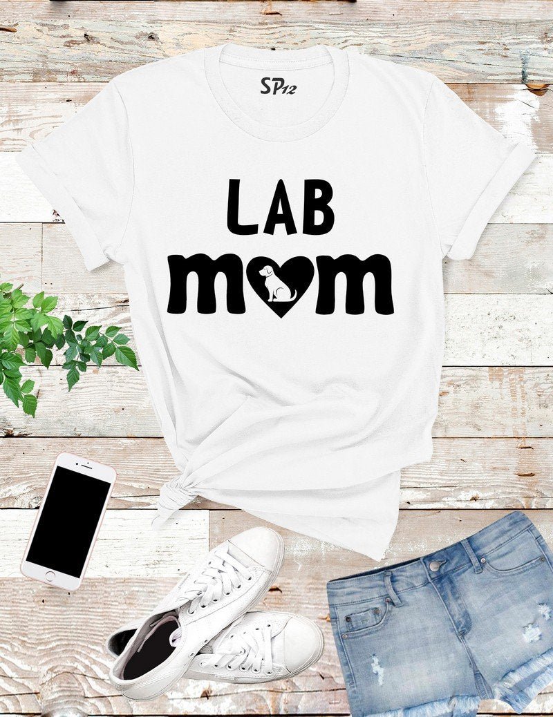 Lab Dog Mom T Shirt