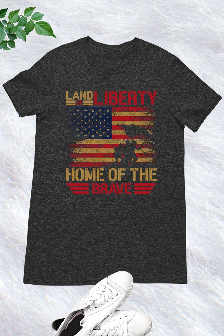 Land of Liberty Home of The Brave Shirts - Image 6