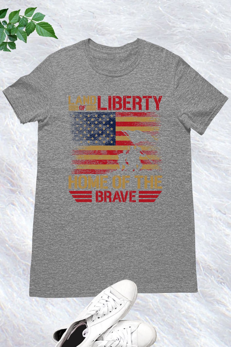 Land of Liberty Home of The Brave Shirts - Image 8