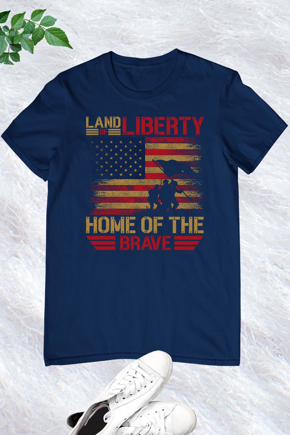 Land of Liberty Home of The Brave Shirts - Image 9