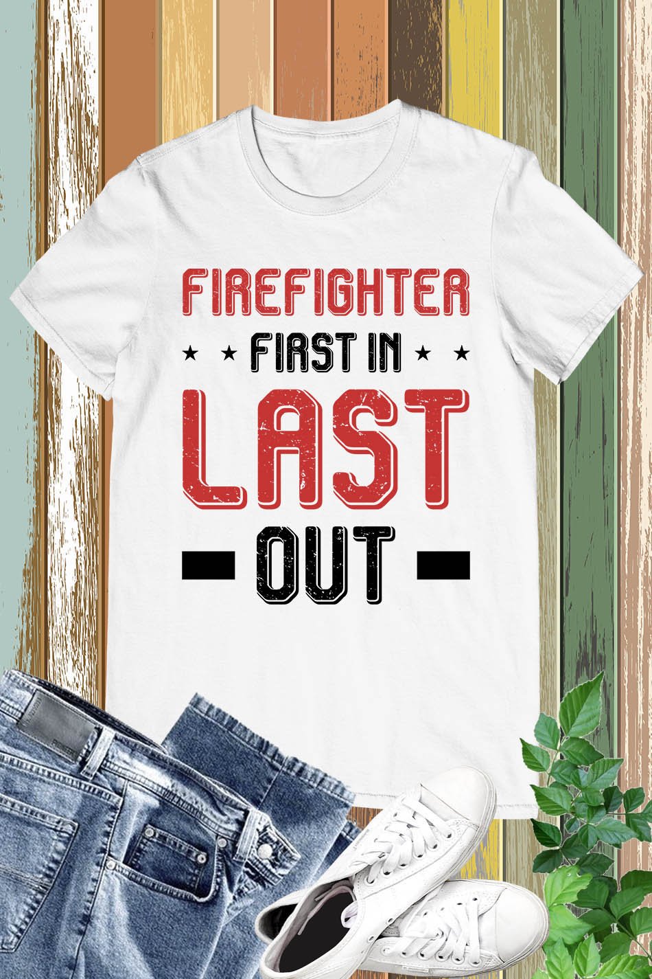 Firefighters Fireman Slogan T shirt