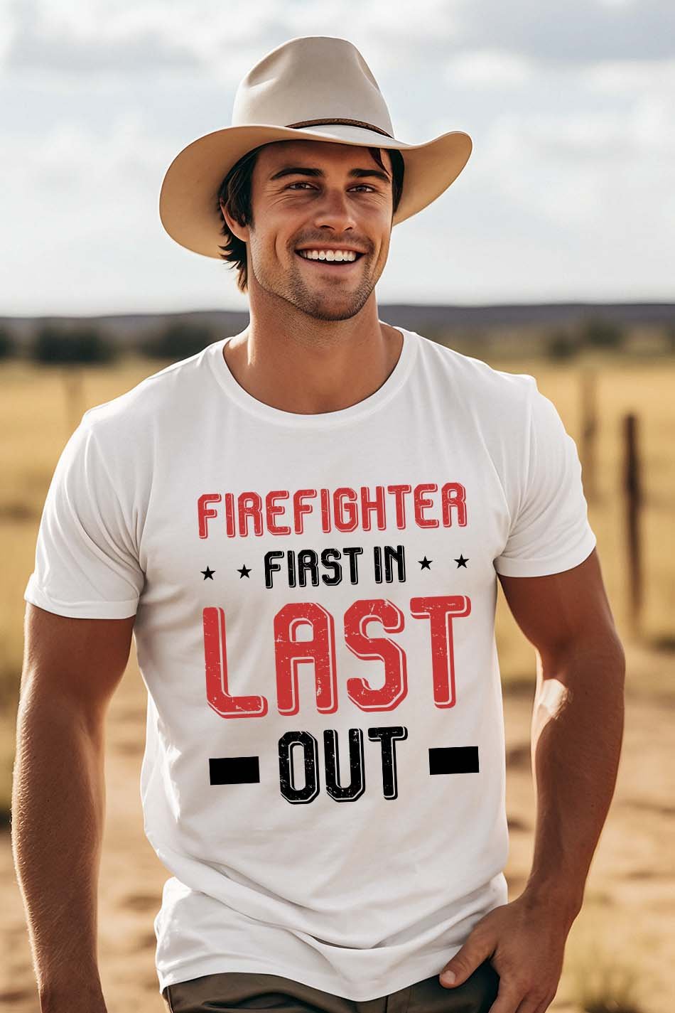 Firefighters Fireman Slogan T shirt