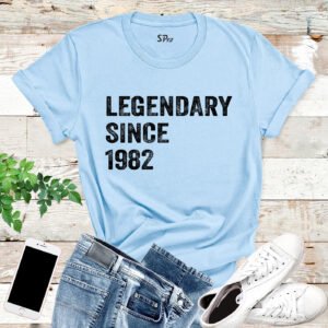 Legendary Since 1982 Birthday Shirt