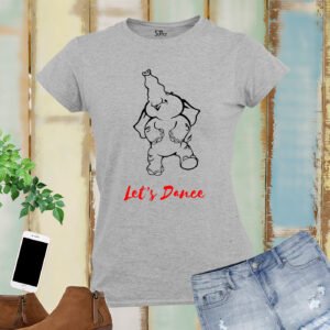 Lets Dance Elephant Funny Women T shirt