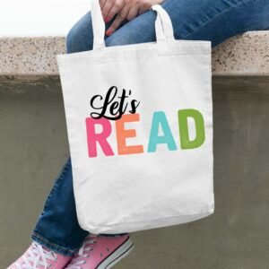 Let's Read Tote Bag