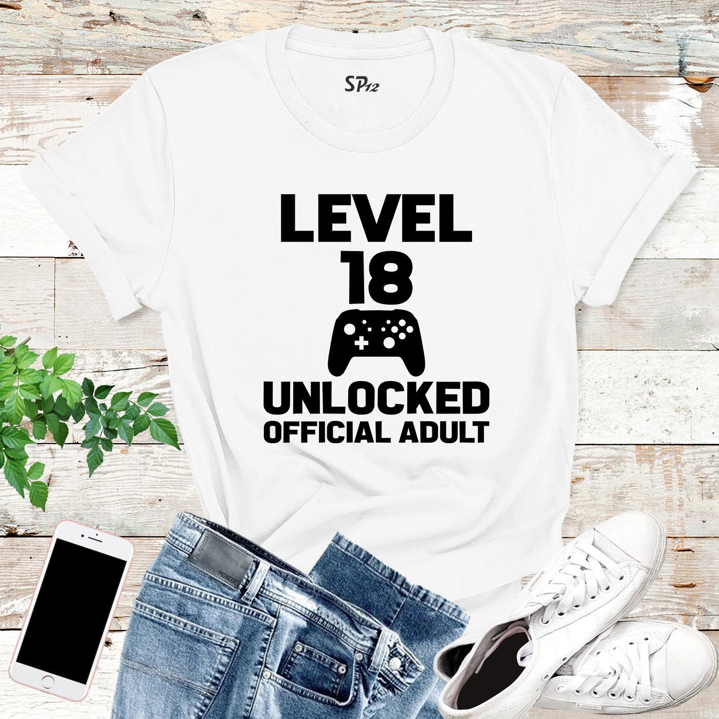 Level 18 Unlocked Official Adult Shirt